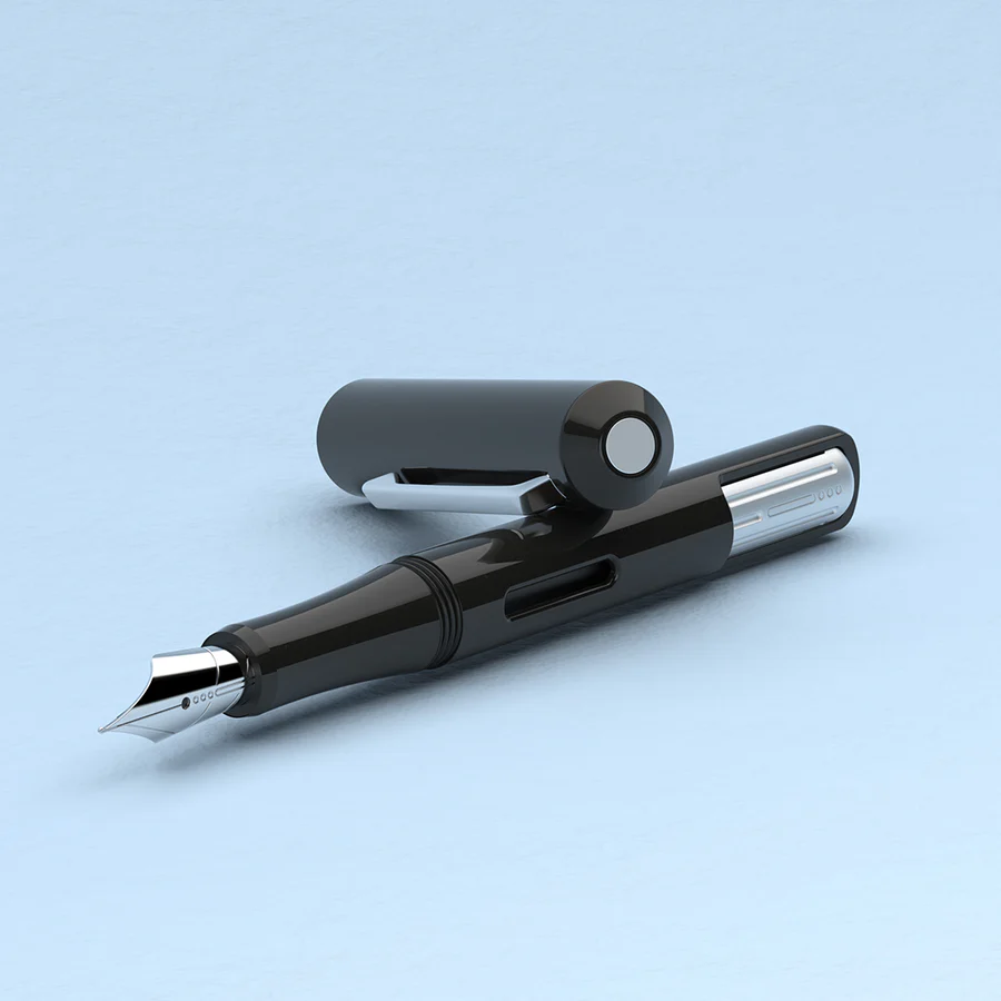 ENDLESS CAPTIVA TORQUE-FILLER FOUNTAIN PEN INFINITE SPACE CHROME