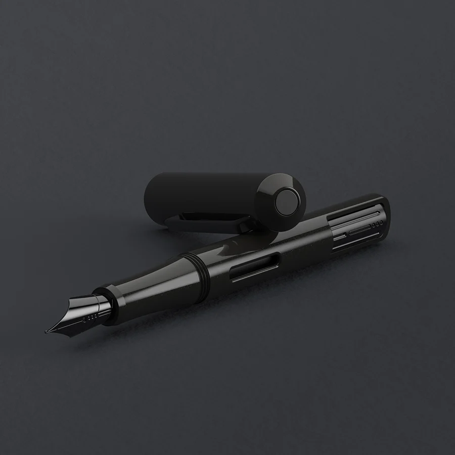 ENDLESS CAPTIVA TORQUE-FILLER FOUNTAIN PEN STEALTH BLACK