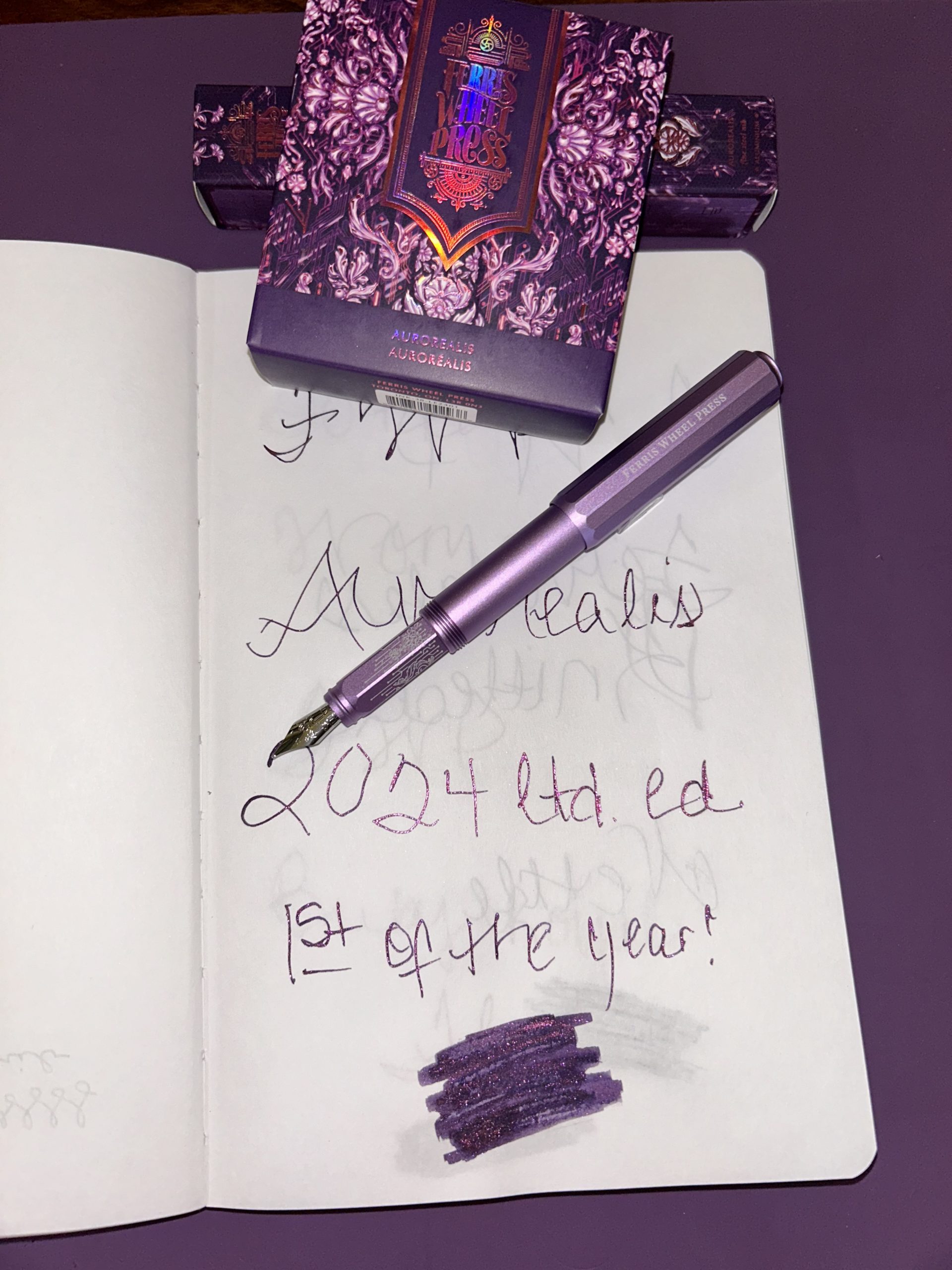 FERRIS WHEEL PRESS AUROREALIS INK AND FOUNTAIN PEN