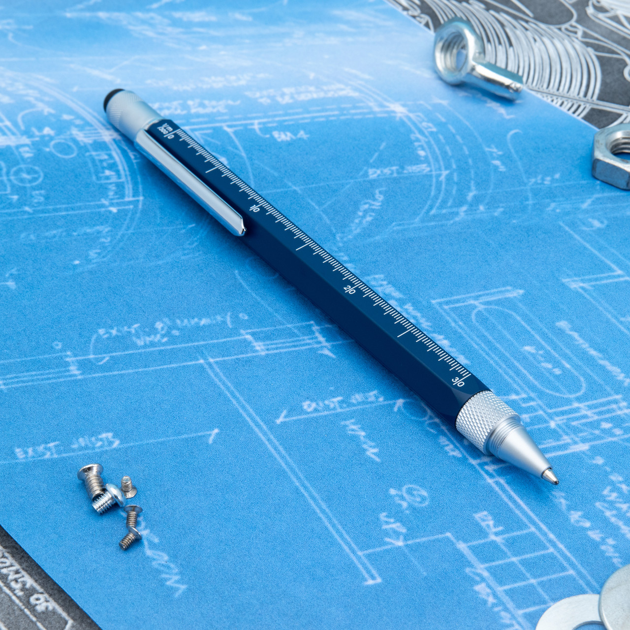 MONTEVERDE USA TOOL PEN BLUE BALLPOINT PEN