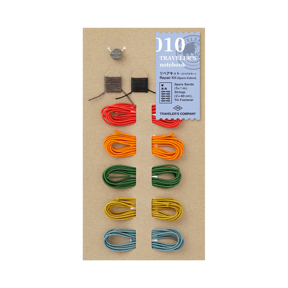 TRAVELERS NOTEBOOK 010 REPAIR KIT SPARE COLORS