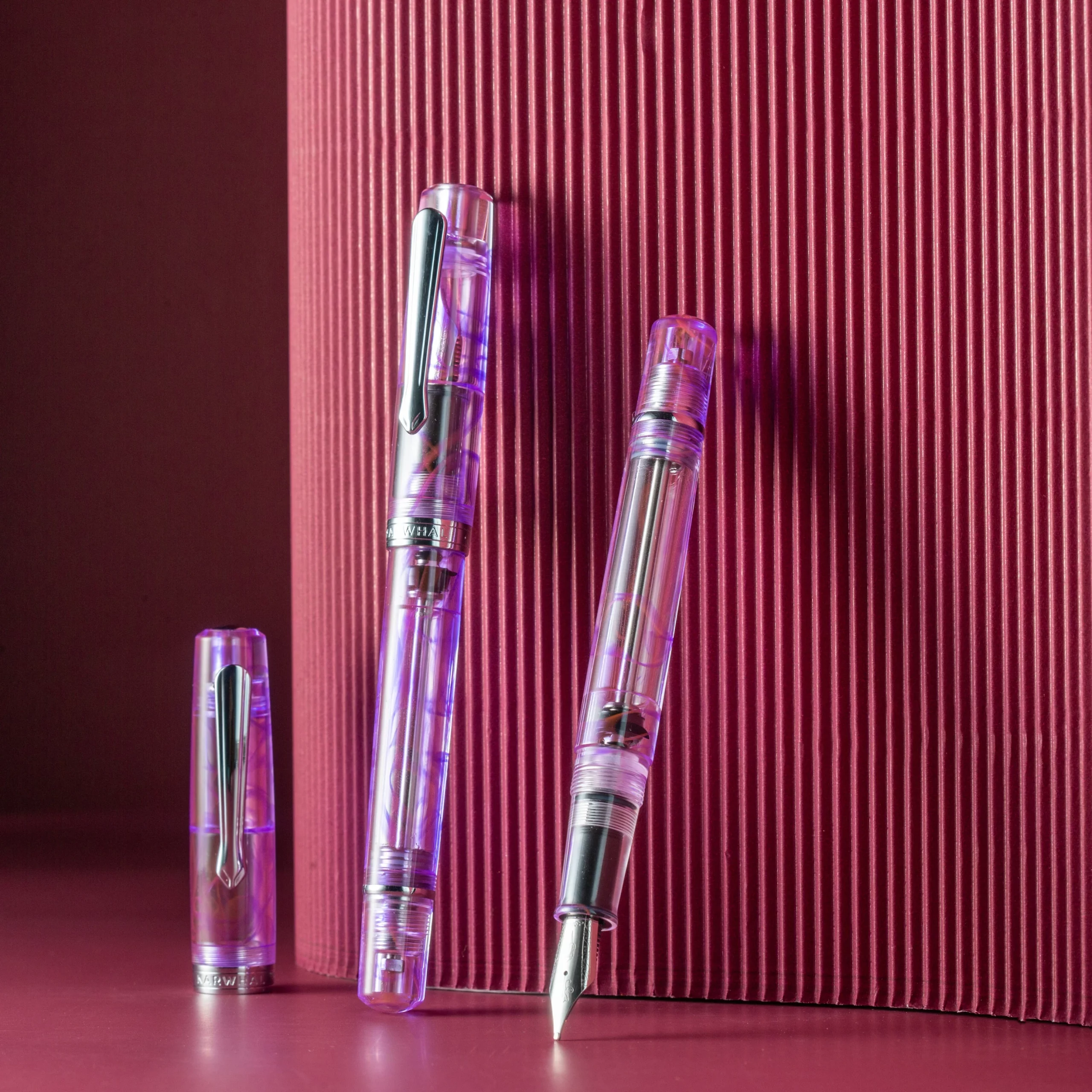 NAHVALUR ORIGINAL PLUS MELACARA PURPLE FOUNTAIN PEN