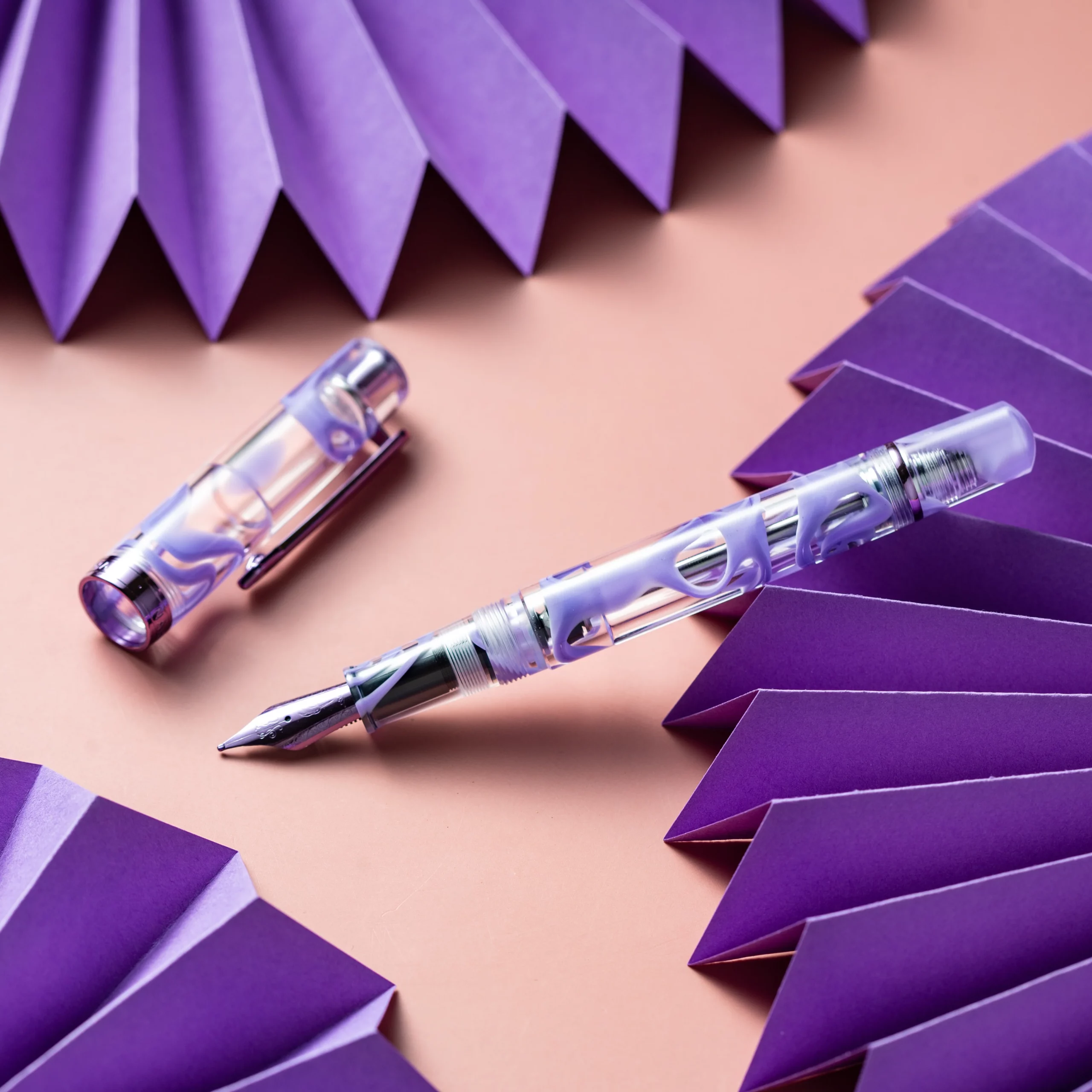 NAHVALUR ORIGINAL PLUS LAVENDER TETRA FOUNTAIN PEN