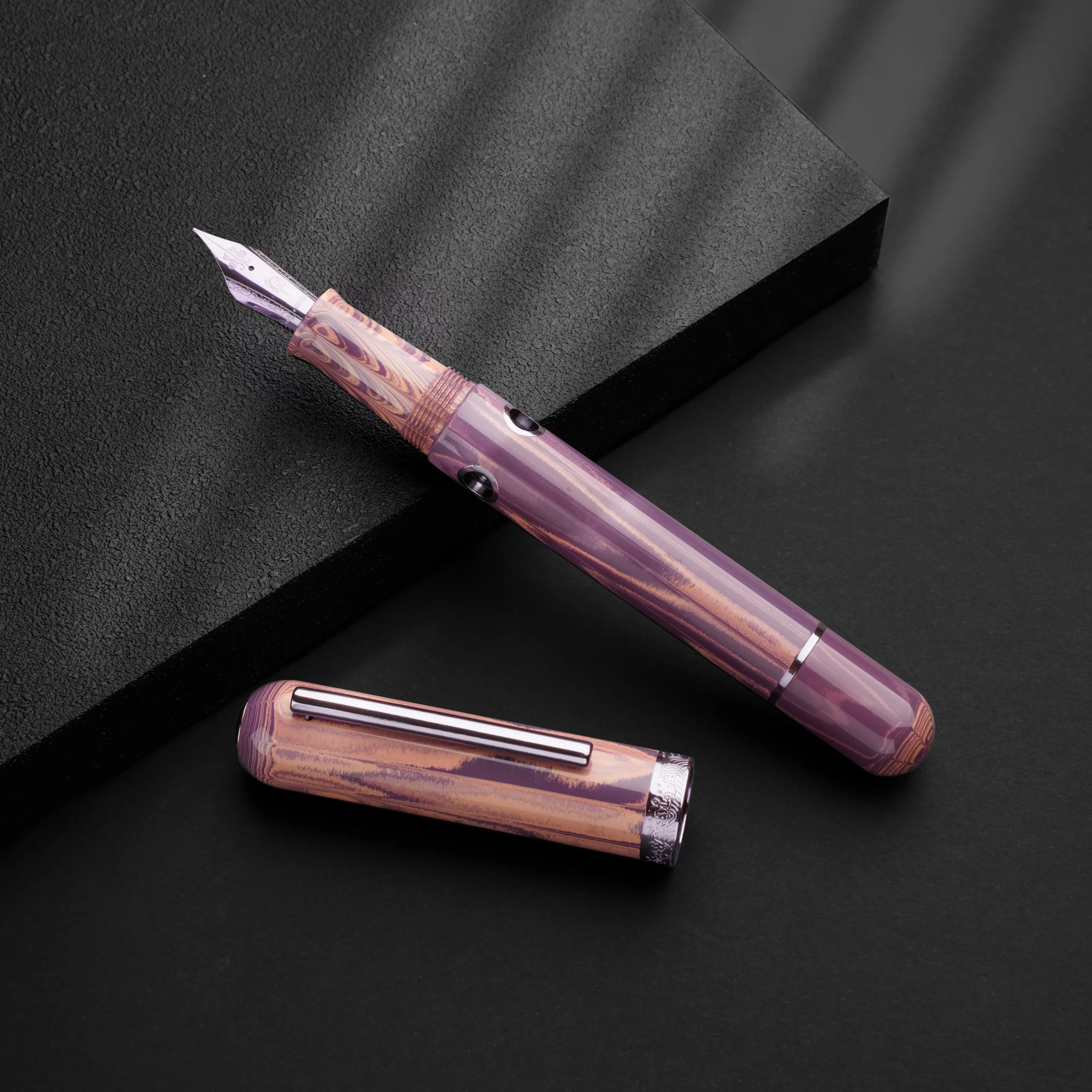 NAHVALUR NAUTILUS MOUSSELINE LILAS FOUNTAIN PEN