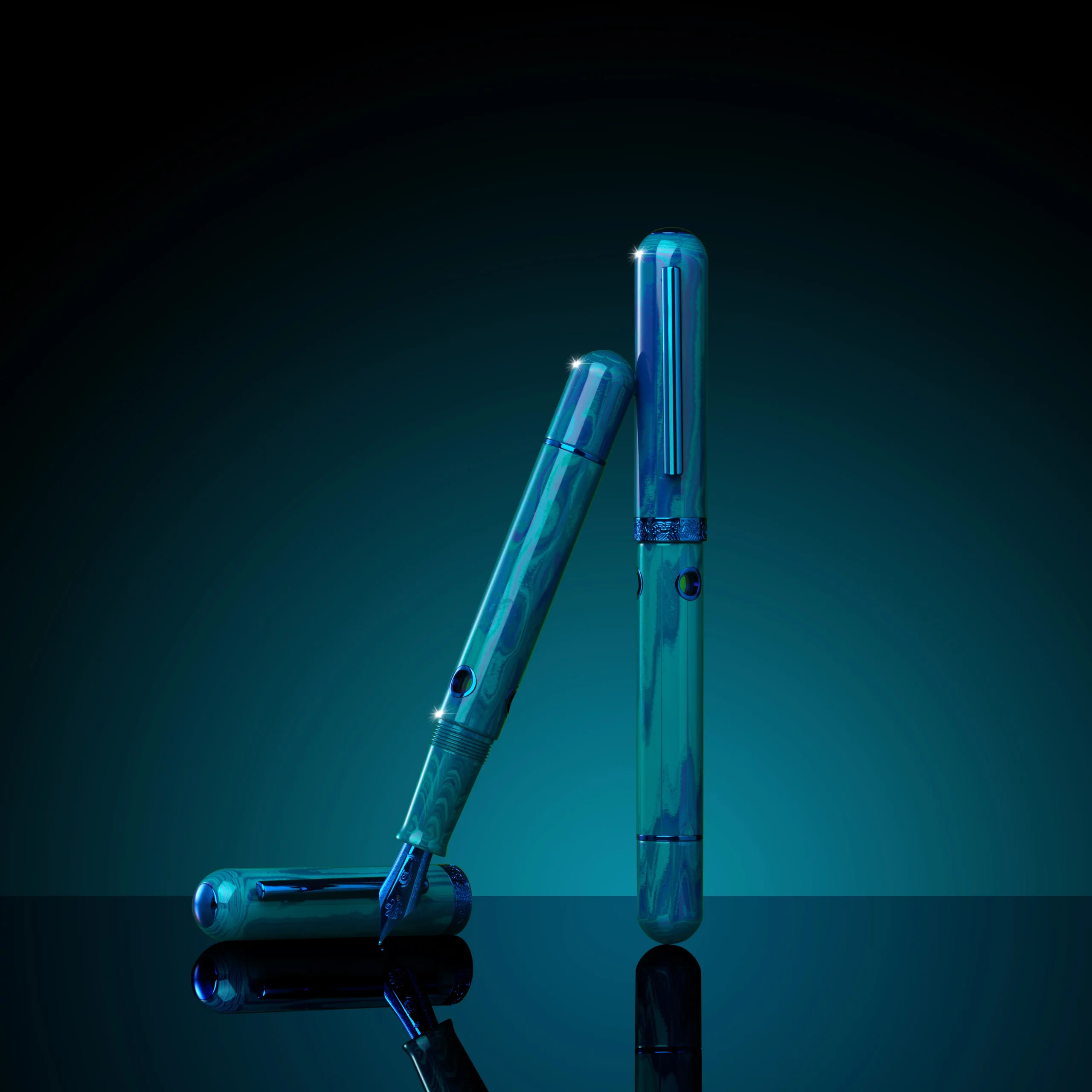NAHVALUR NAUTILUS FAROE MARINE FOUNTAIN PEN