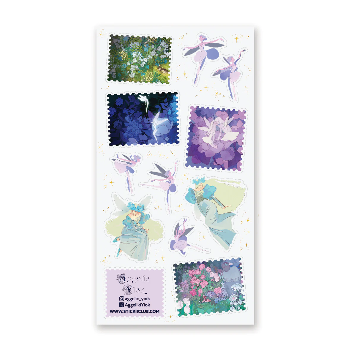 STICKII ETHEREAL FAIRIES STICKER SHEET