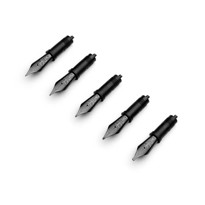 LEONARDO STEEL NIBS RUTHENIUM COLOR