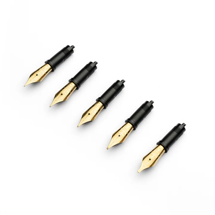 LEONARDO STEEL NIBS GOLD COLOR