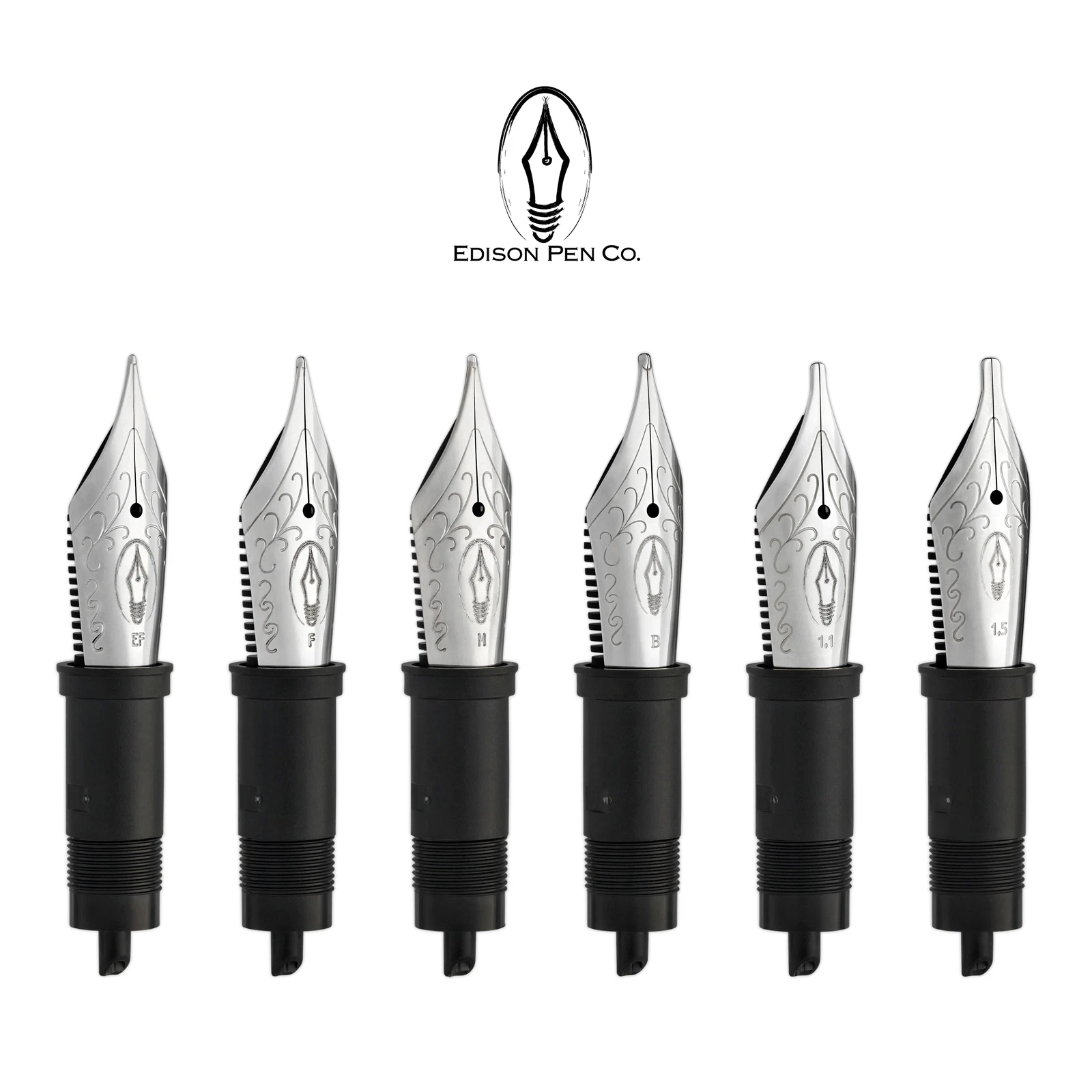 EDISON PEN CO. POLISHED STEEL NIBS