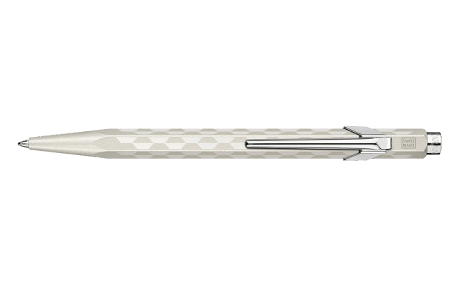 CARAN D'ACHE 849 BALLPOINT PEN ALPINE FROST WHITE