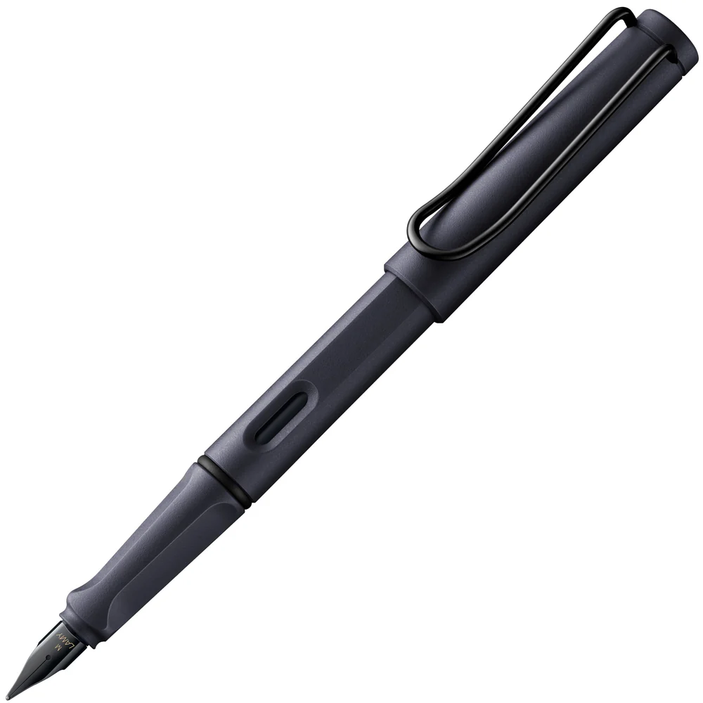 LAMY SAFARI FOUNTAIN PEN STEEL BLACK