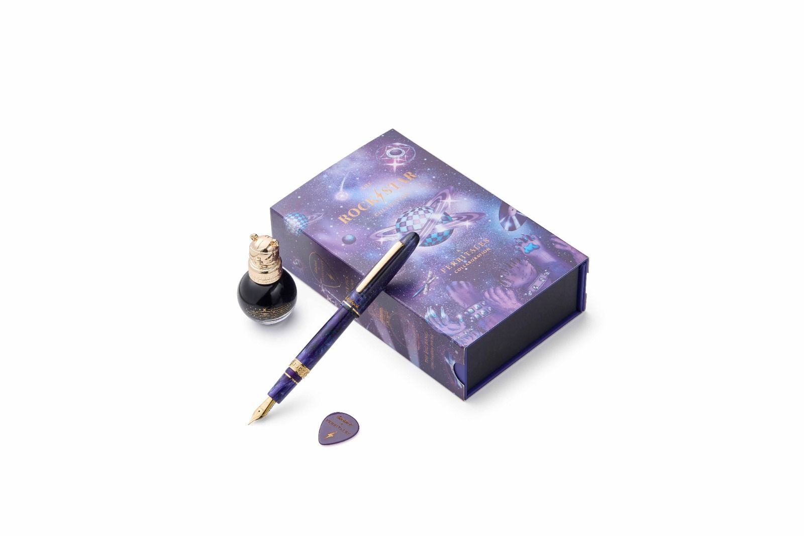 ESTERBROOK FWP ESTIE ROCK STAR FOUNTAIN PEN SET