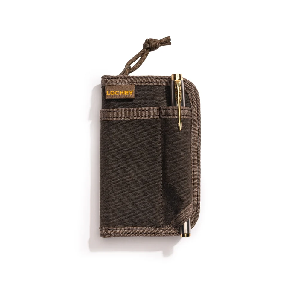 LOCHBY MINI POCKET JOURNAL BROWN