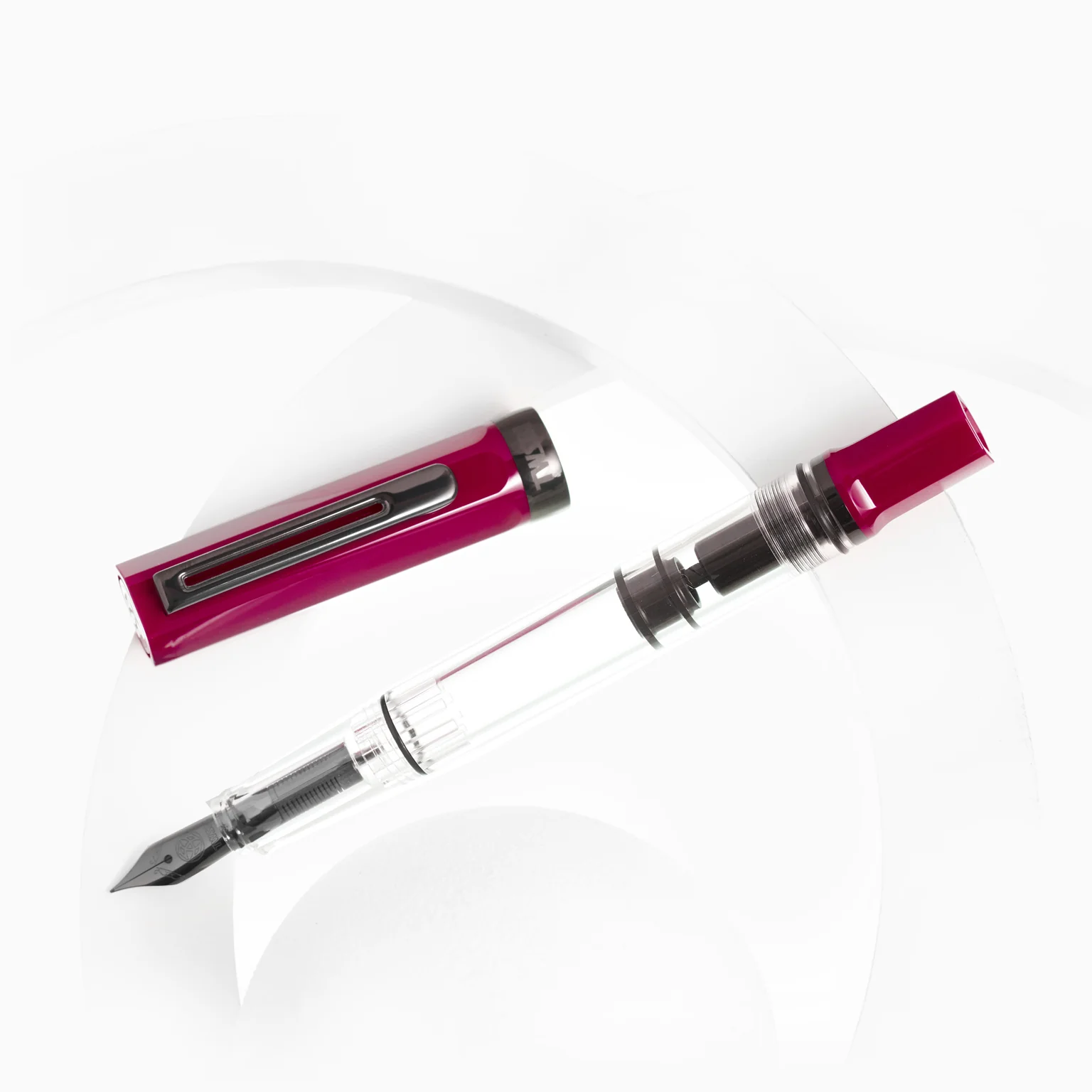 TWSBI ECO PLUM W/ONYX FOUNTAIN PEN