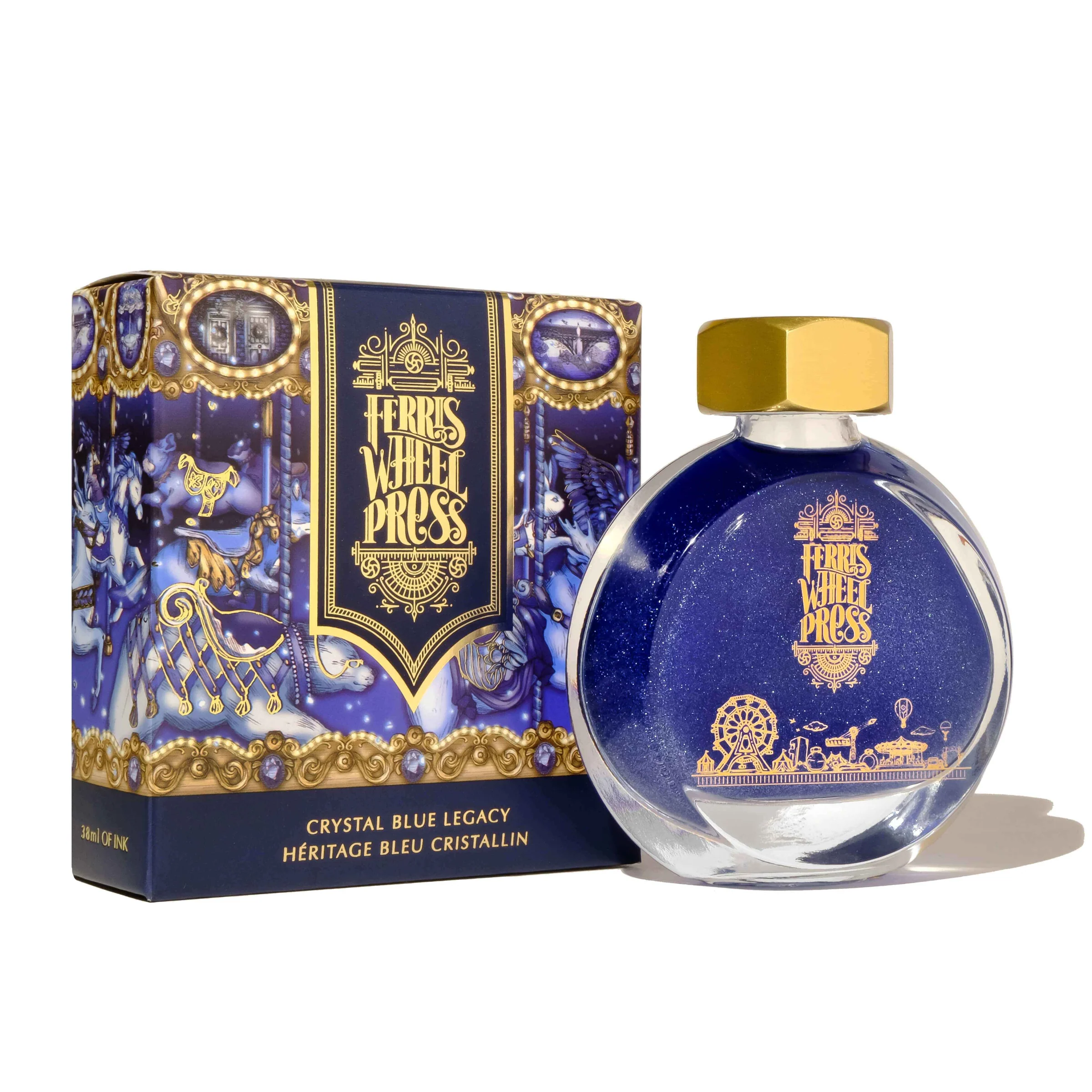 FERRIS WHEEL PRESS 38ml CRYSTAL BLUE LEGACY INK