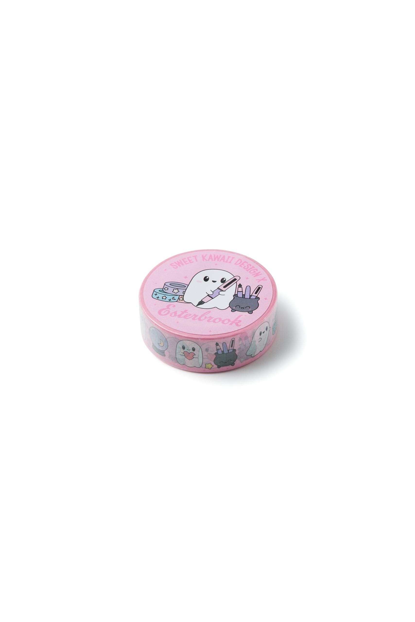 ESTERBROOK SWEETLY HAUNTED PASTEL HALLOWEEN PINK GHOSTS WASHI